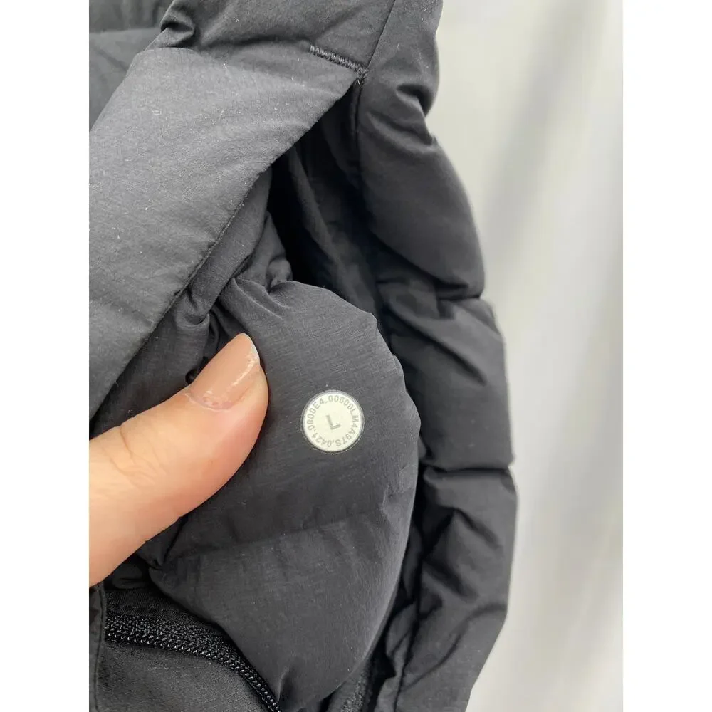 Lululemon L black Navigation Down Jacket Evolve